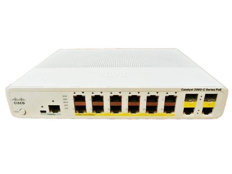 Cisco Catalyst 2960 12 Port Switch POE - WS-C2960C-12PC-L