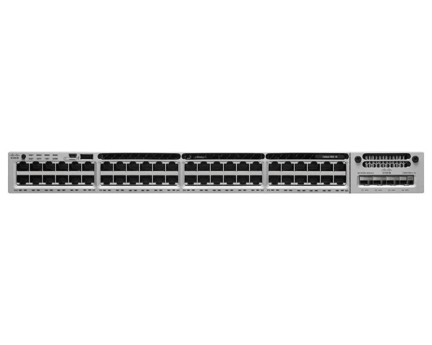 Cisco Catalyst C3850 48 Port Gigabit Switch - WS-C3850-48U-E (Renew)