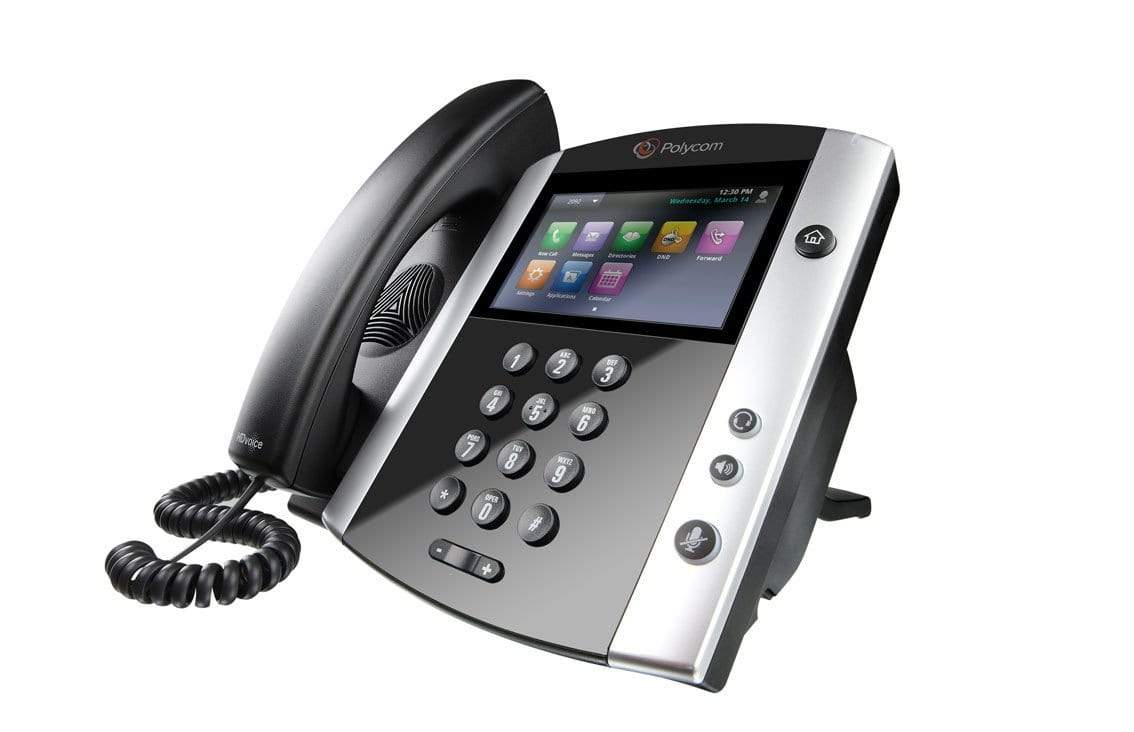 Polycom VVX 600 Gigabit IP Phone - VVX 600 2200-44600-025 (Renew)