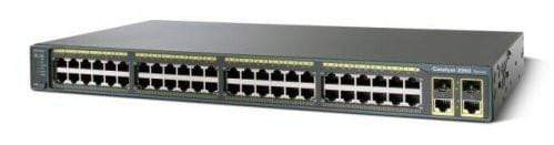 Cisco Catalyst 2960 48 Port 10/100 + 2 T/SFP Switch - WS-C2960-48TC-L