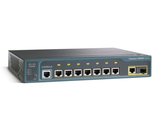 Cisco Catalyst 2960 8 Port Gigabit + 1 T/SFP LAN Base Switch - WS-C2960G-8TC-L