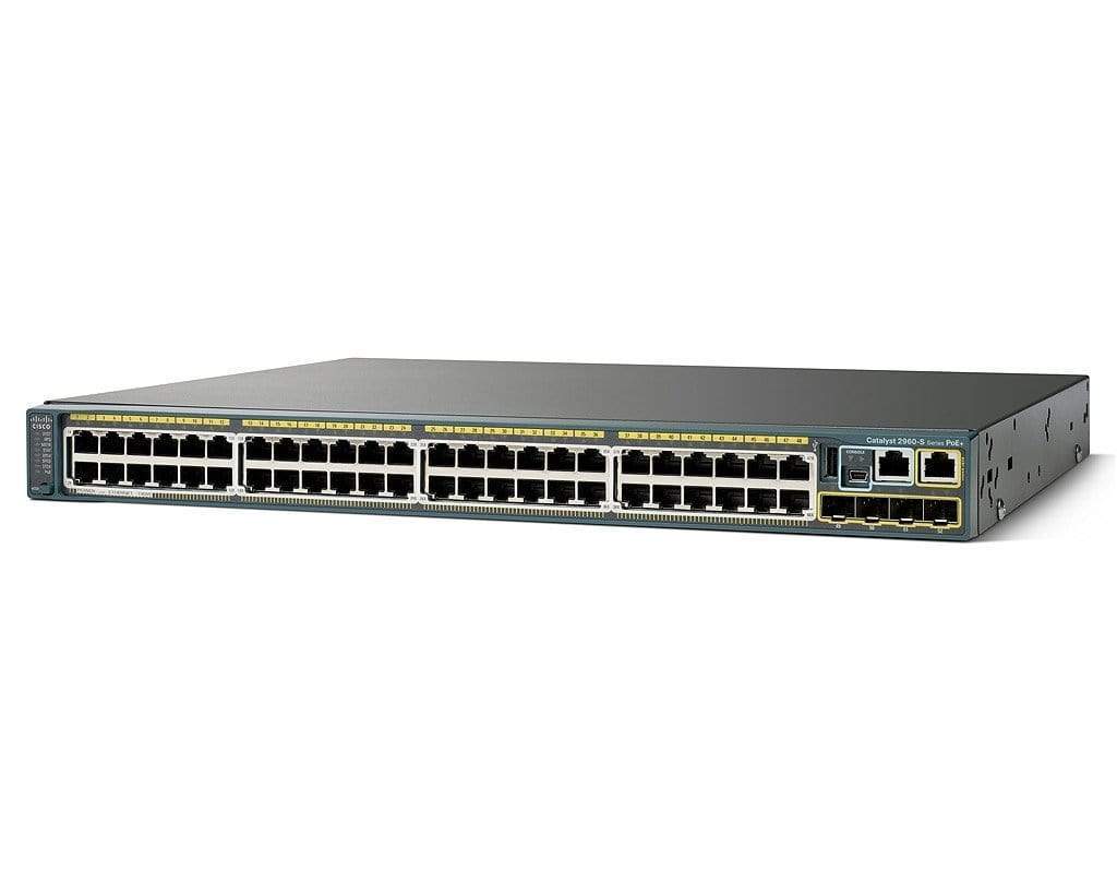 Cisco Catalyst 2960X 48 Port PoE Switch - WS-C2960X-48FPD-L