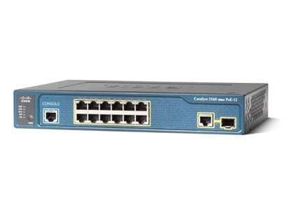 Cisco Catalyst 3560 12 Port Switch POE - WS-C3560-12PC-S