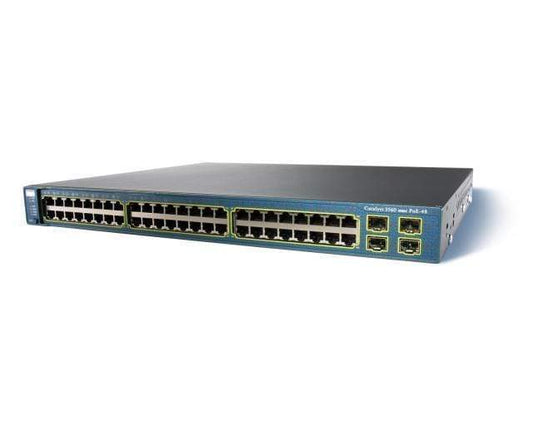 Cisco Catalyst 3560 48 Port Switch POE - WS-C3560-48PS-S - Renew