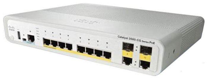 Cisco Catalyst 3560 8 Port Gigabit Switch POE - WS-C3560CG-8PC-S