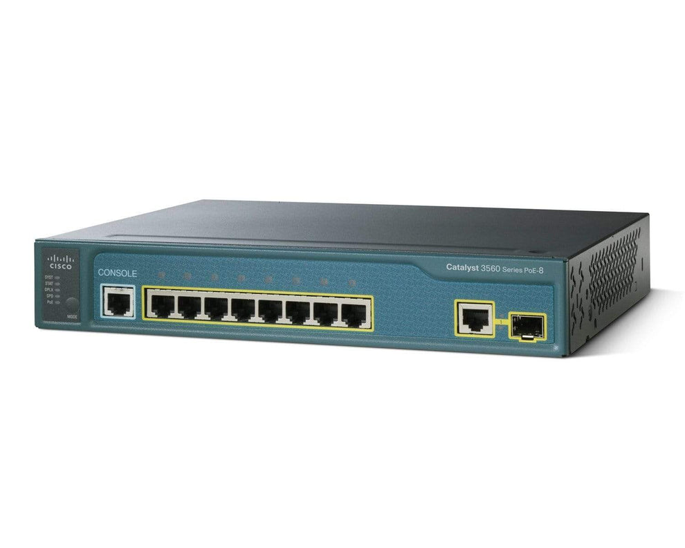Cisco Catalyst 3560 8 Port Switch POE - WS-C3560-8PC-S – ITVoiceData