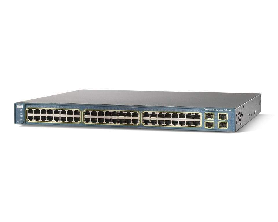 Cisco Catalyst 3560 V2 48 Port POE Switch - WS-C3560V2-48PS-S