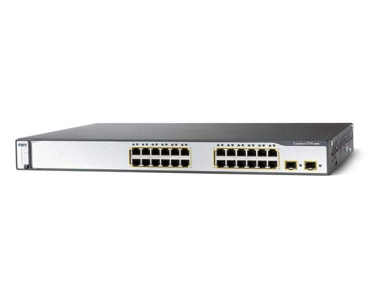 Cisco Catalyst 3750 24 Port Switch POE - WS-C3750-24PS-E