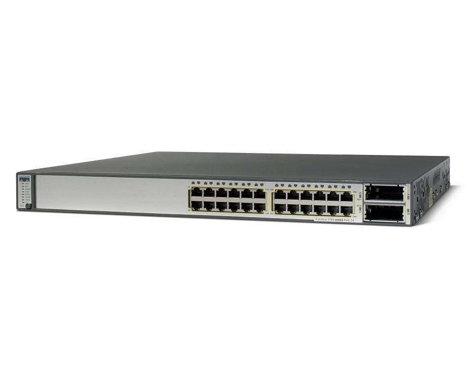 Cisco Catalyst 3750E 24 Port Gigabit Switch - WS-C3750E-24PD-S