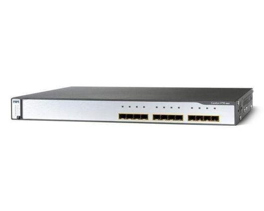 Cisco Catalyst 3750G 12 Port Gigabit SFP Switch - WS-C3750G-12S-S