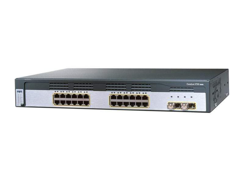 Cisco Catalyst 3750G 24 Port Gigabit Switch - WS-C3750G-24TS-S