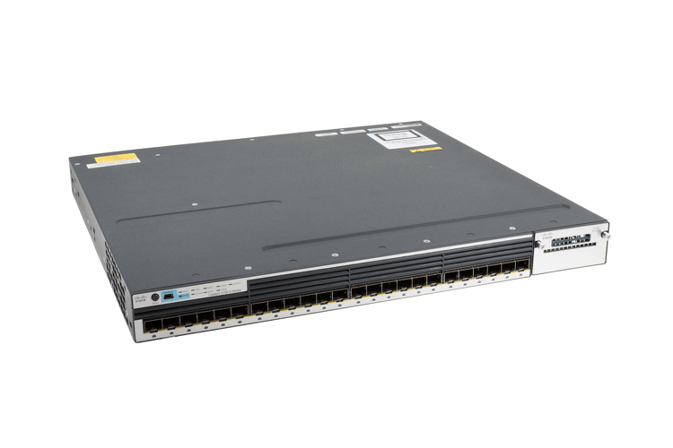 Cisco Catalyst C3750X 24 Port SFP Switch - WS-C3750X-24S-E