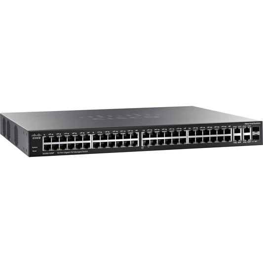 Cisco SG 300 48 Port Gigabit Switch POE+ Small Business - SG300-52MP-NA