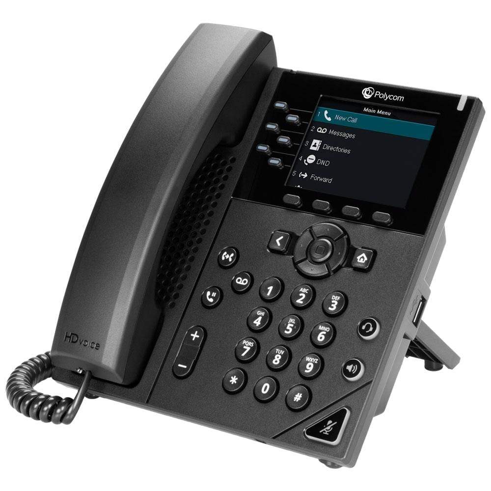 Polycom VVX350 IP Phone - 2200-48830-025 - New